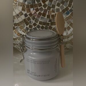 Toasted Vanilla Exfoliating Body Scrub with Spoon